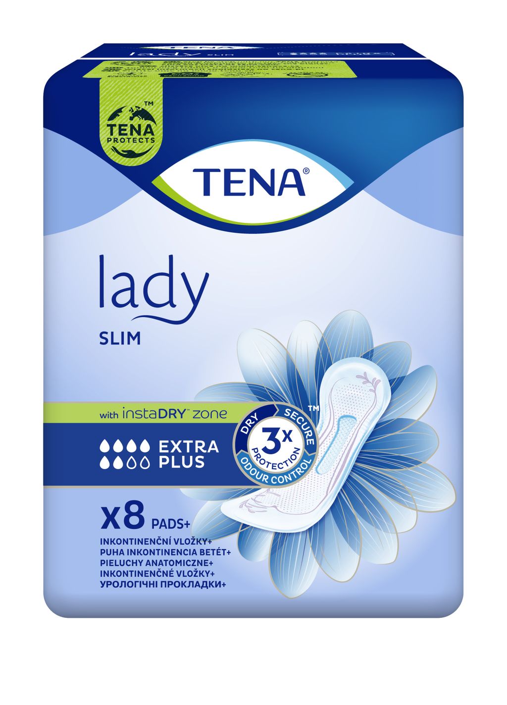 фото упаковки Прокладки урологические Tena Lady Slim Extra Plus