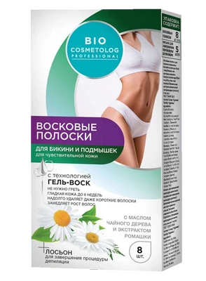 фото упаковки Bio Cosmetolog Восковые полоски для бикини и подмышек