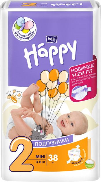 фото упаковки Bella Baby Happy Mini Подгузники детские