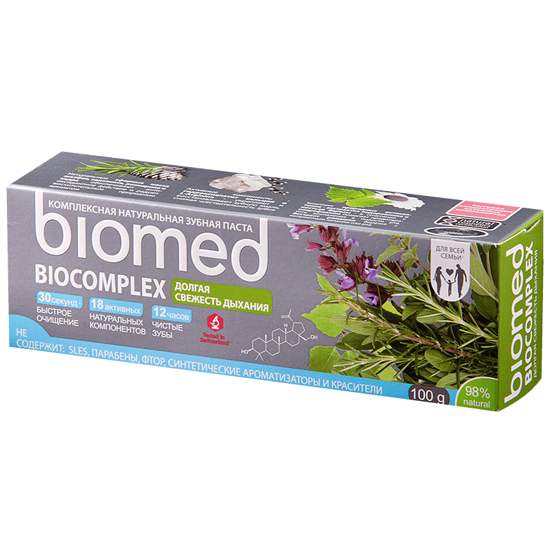 фото упаковки Biomed Biocomplex паста зубная