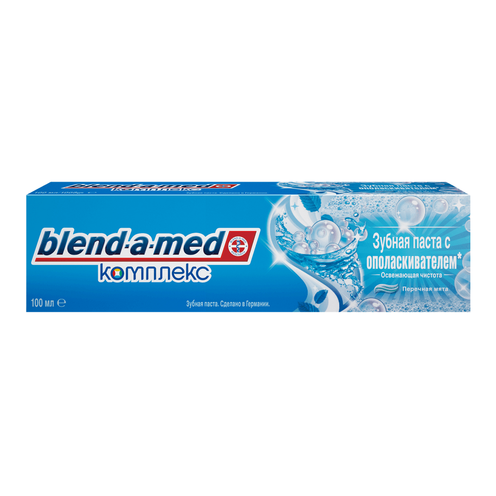 фото упаковки Blend-a-Med Комплекс с ополаскивателем Освежающая чистота Перечная мята