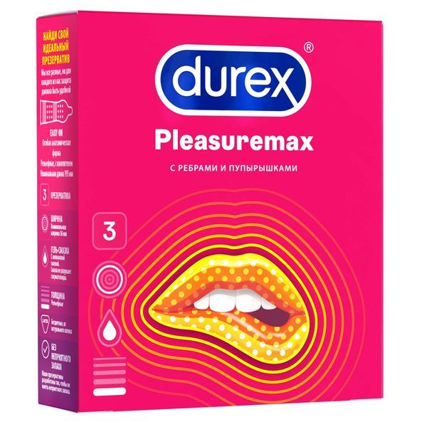 фото упаковки Презервативы Durex Pleasuremax