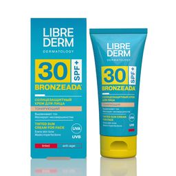 Librederm Bronzeada Солнцезащитный крем для лица тонирующий