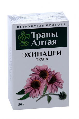 Травы Алтая Эхинацея трава, фиточай, 50 г, 1 шт.