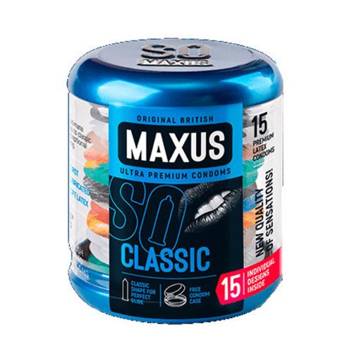 Maxus Classic презервативы классические, презервативы, 15 шт.