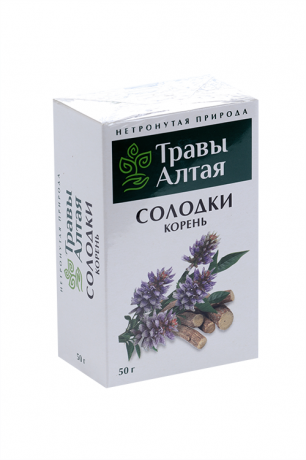 Травы Алтая Солодки корень, фиточай, 50 г, 1 шт.