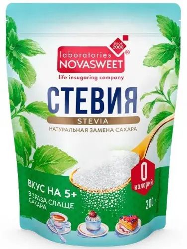 НоваСвит Стевия, порошок, 200 г, 1 шт.