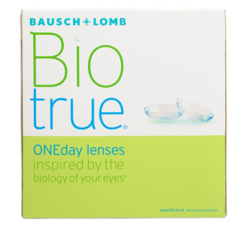 Bausch&Lomb Biotrue ONEday Контактные линзы однодневные, BC=8.6 d=14.2, D(-8.00), 90 шт.