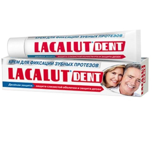 Lacalut Dent крем для зубных протезов, крем для фиксации зубных протезов, 40 мл, 1 шт.