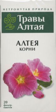 Травы Алтая Алтея корни, фиточай, 1,5 г, 20 шт.