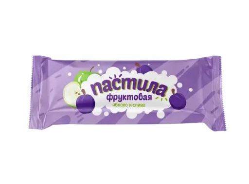 Фруктовая пастила для детей с 3-х лет , яблоко слива, 27 г, 1 шт.